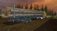 LogOn Logging Trailer for farming simlator 15